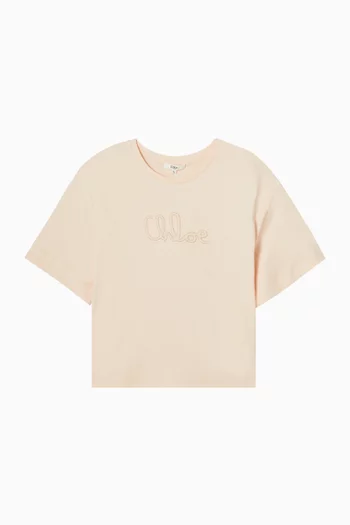Handwritten Logo T-shirt in Cotton