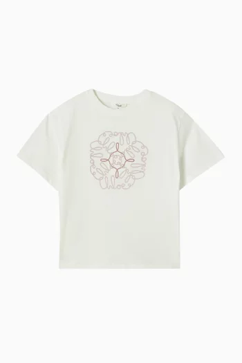 Handwritten Logo T-shirt in Cotton