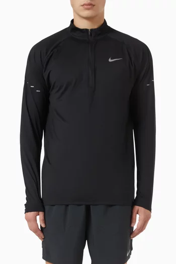 Stride Dri-FIT 1/4-zip Running T-shirt
