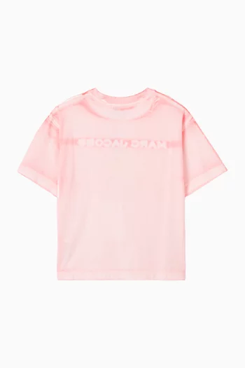 Embroidered Logo T-shirt in Cotton