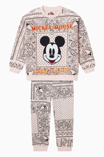 x Disney Mickey Mouse Sweatpants in Cotton