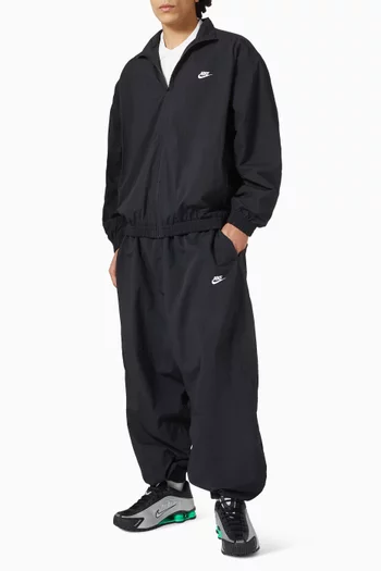 Oversized Track Jacket in Nylon