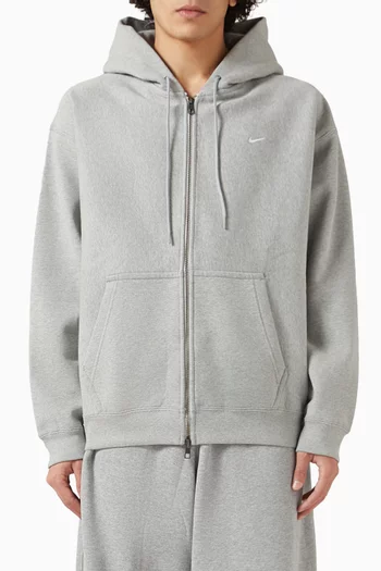 Solo Swoosh Hoodie in Cotton-fleece