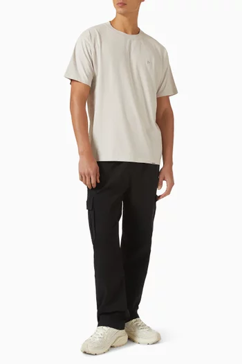 Metal Initial R T-shirt in Cotton