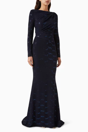 Sequin-embellished Mermaid Dress