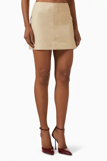 تنورة رامبيج قصيرة قطن