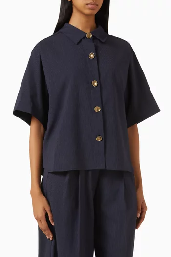 KA Shirt in Oxford Fabric