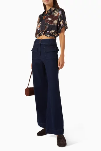 Procida Printed Shirt in Viscose