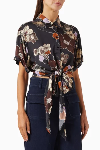 Procida Printed Shirt in Viscose