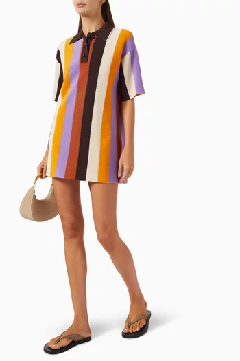 Holiday Stripe Dress