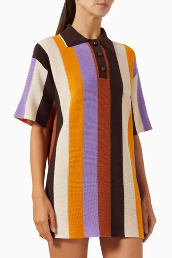 Holiday Stripe Dress