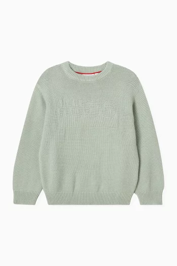 Jacquard Knitted Sweater