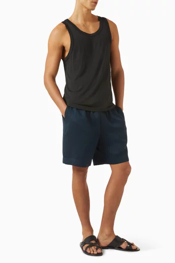 فيست بودي بلا أكمام تينسيل مودال مطاطي