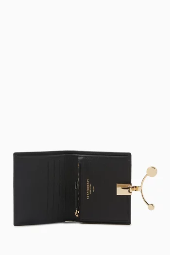 Crescent Wallet in Grained Leather