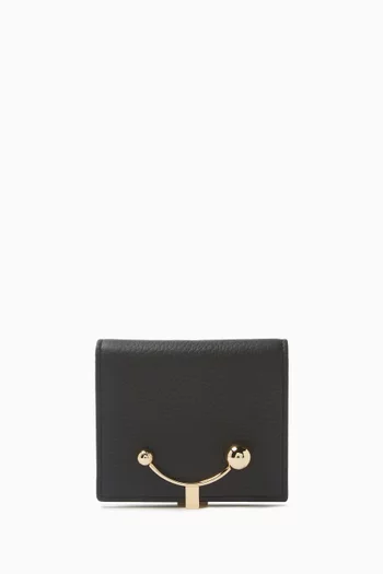 Crescent Wallet in Grained Leather