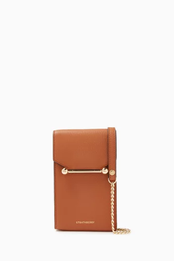 Mosaic Phone Pouch in Leather