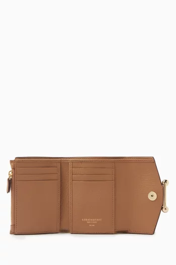 Mosaic Trifold Wallet in Leather