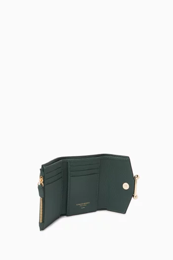 Mosaic Trifold Wallet in Leather