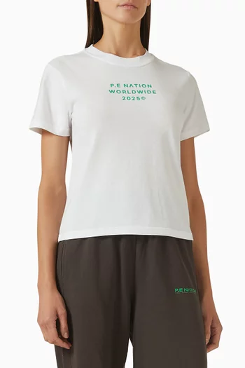 Compact T-shirt in Cotton