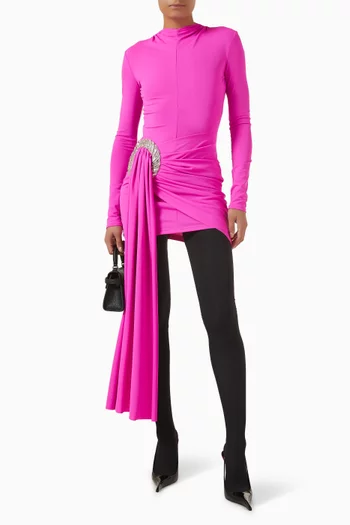 Crystal Spiral Mini Dress