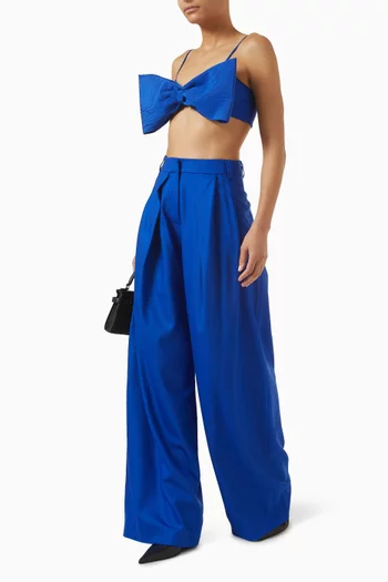 حمالة صدر بعقدة كبيرة مزيج صوف