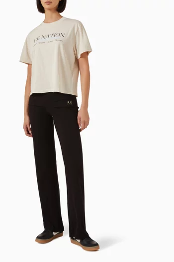 تي شيرت أسنت قصير قطن