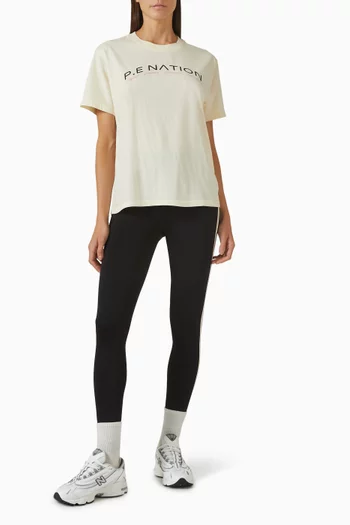 Volume T-shirt in Cotton Jersey