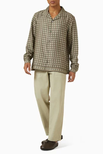 قميص مونيتو بنقشة تينسيل لايوسيل