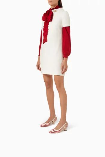 Belle Vivier Slingback 45 Pumps in Canvas