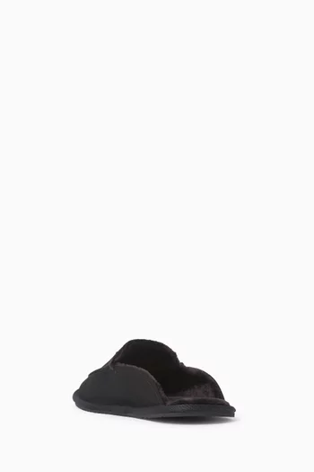 Slippers in Microfibre