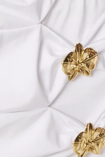 Coupe Orchid Cut-out Mini Skirt