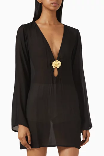 Lulu Orchid Dress in Viscose
