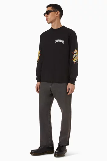 تي شيرت بلون باهت قطن واكو ماريا × تيم ليهي