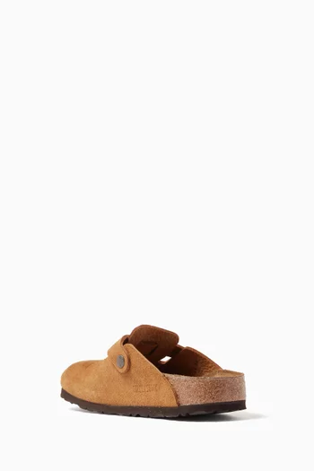 Boston Clog Sandals in Suede