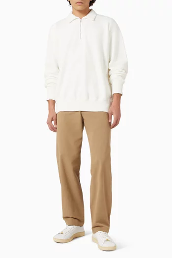 سترة بسحّاب قصير قطن