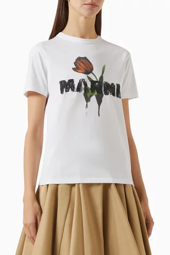 Logo T-shirt in Cotton