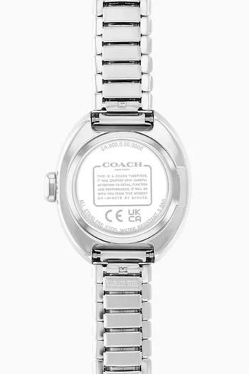 Sammy Quartz Stainless Steel Watch, 22mm