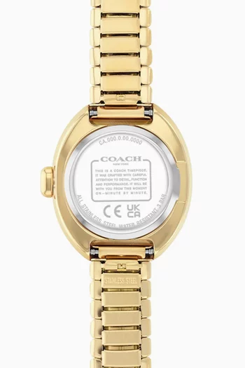 Sammy Quartz Gold-tone Stainless Steel Watch, 22mm