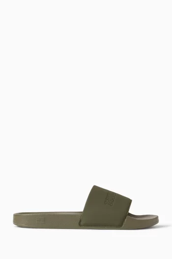 Tonal Logo Pool Slides