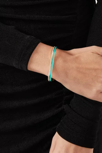 سوار سي آيس مرصع بالماس ذهب عيار 18