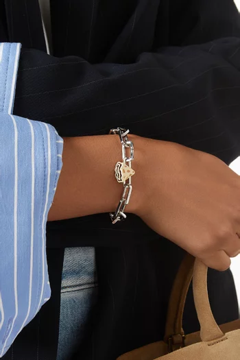 حلية بتصميم كريب فضة إسترلينية