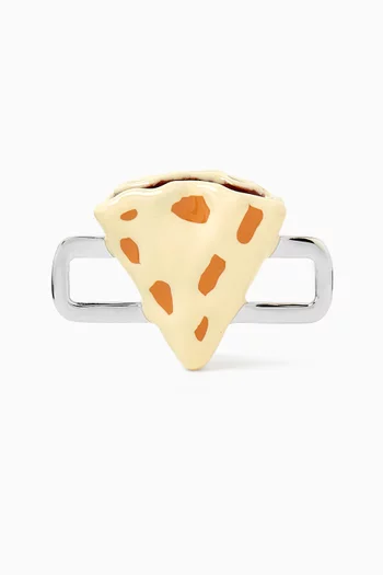 حلية بتصميم كريب فضة إسترلينية