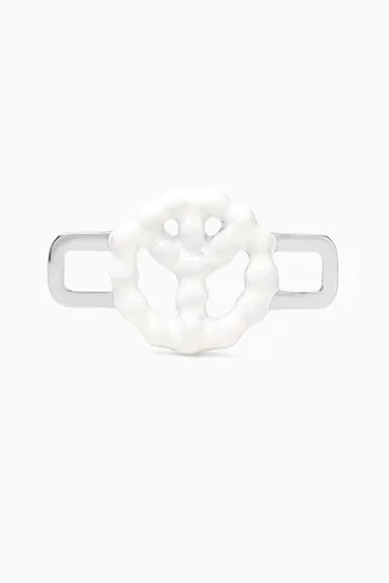 Cloud Peace Charm in Sterling Silver