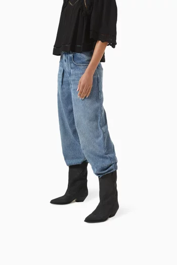 Duerto Cowboy Boots in Suede