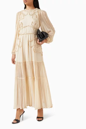 Iona Dress in Silk Chiffon