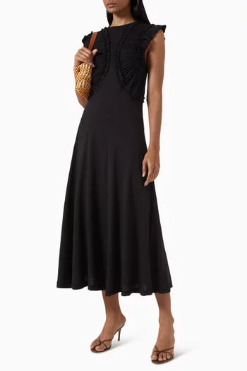 فستان شيفا بكشكش قطن عضوي