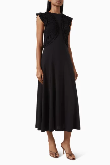 فستان شيفا بكشكش قطن عضوي