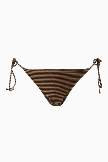 Maria Scalloped String Bikini Briefs