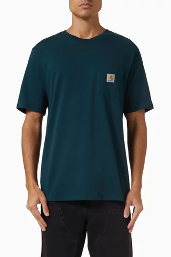 Logo Patch Pocket T-shirt in Cotton