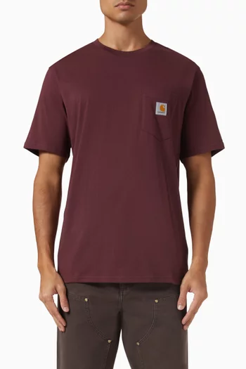 Logo Patch Pocket T-shirt in Cotton